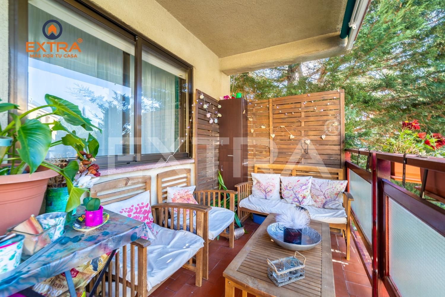 Terrace of Flat for sale in Collado Villalba  with Air Conditioner, Heating and Private garden