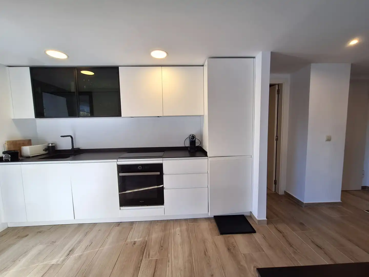 Cocina de Apartamento en venta en Calpe / Calp con Aire acondicionado, Trastero y Piscina