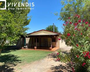 Exterior view of House or chalet for sale in Puigverd de Lleida  with Swimming Pool