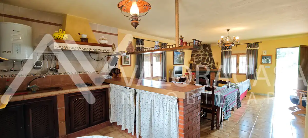 Cocina de Finca rústica en venta en Málaga con Amueblado