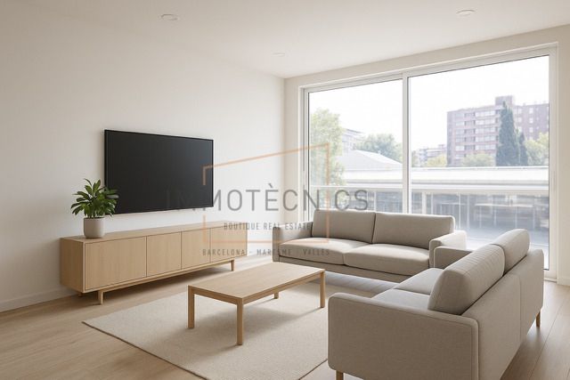 Sala de estar de Piso en venta en Granollers con Aire acondicionado, Calefacción y Horno