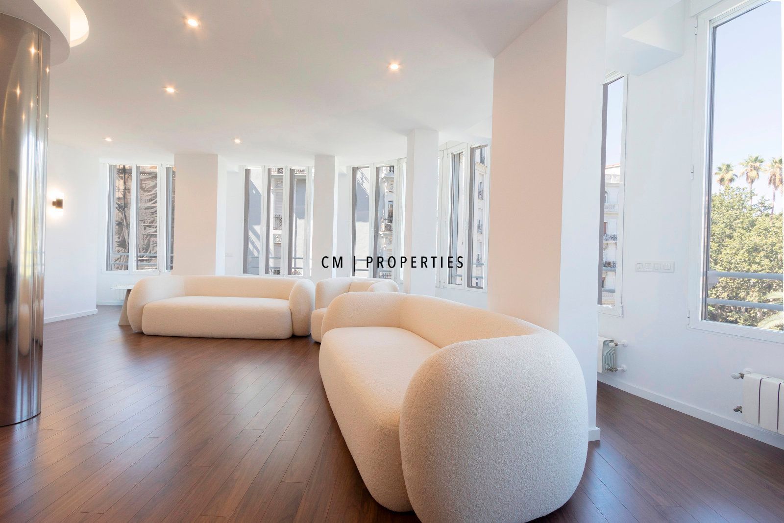 Living room of Flat to rent in  Valencia Capital  with Air Conditioner, Heating and Parquet flooring