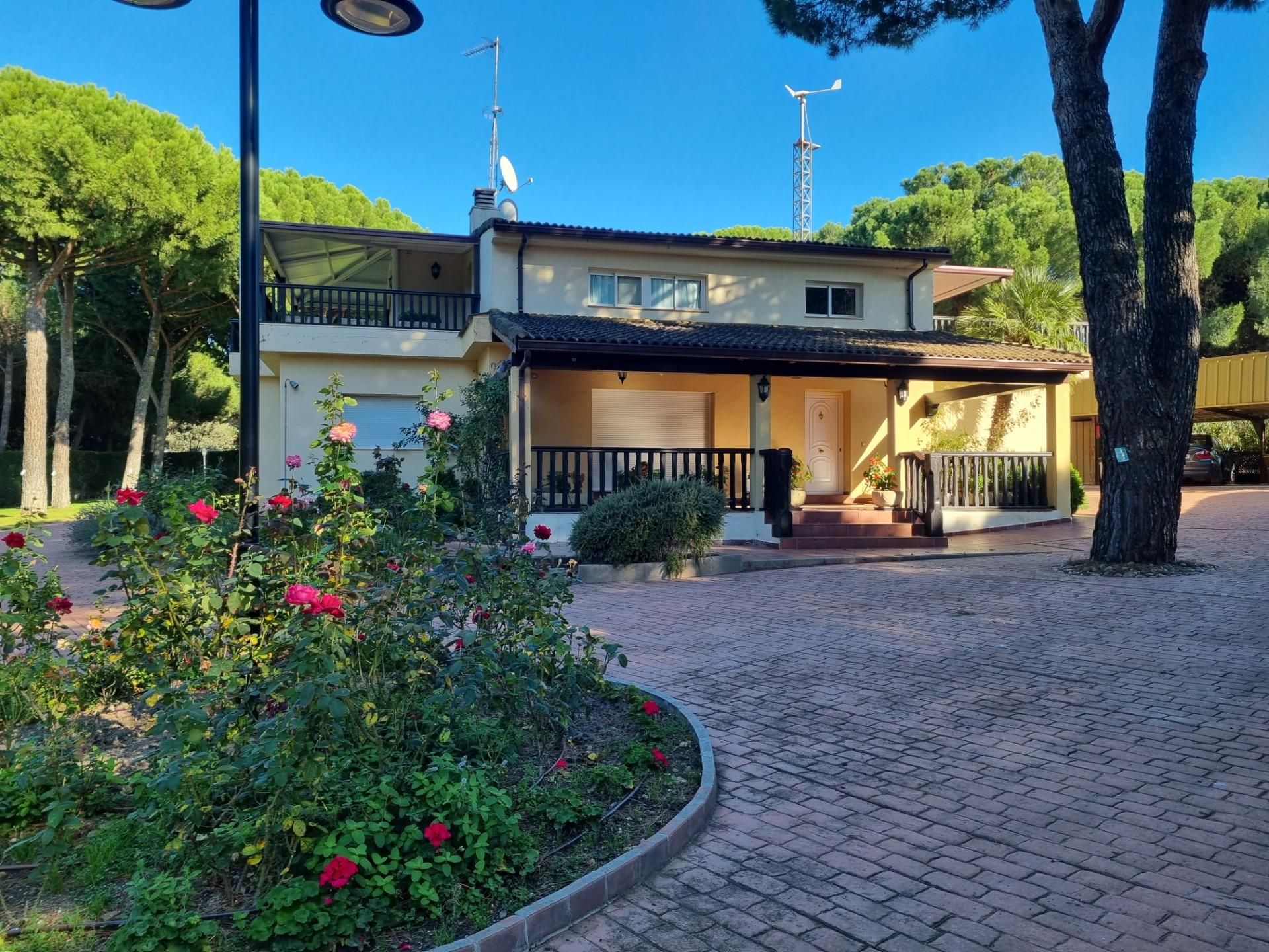 Vista exterior de Casa o chalet en venta en Laguna de Duero con Calefacción, Jardín privado y Terraza