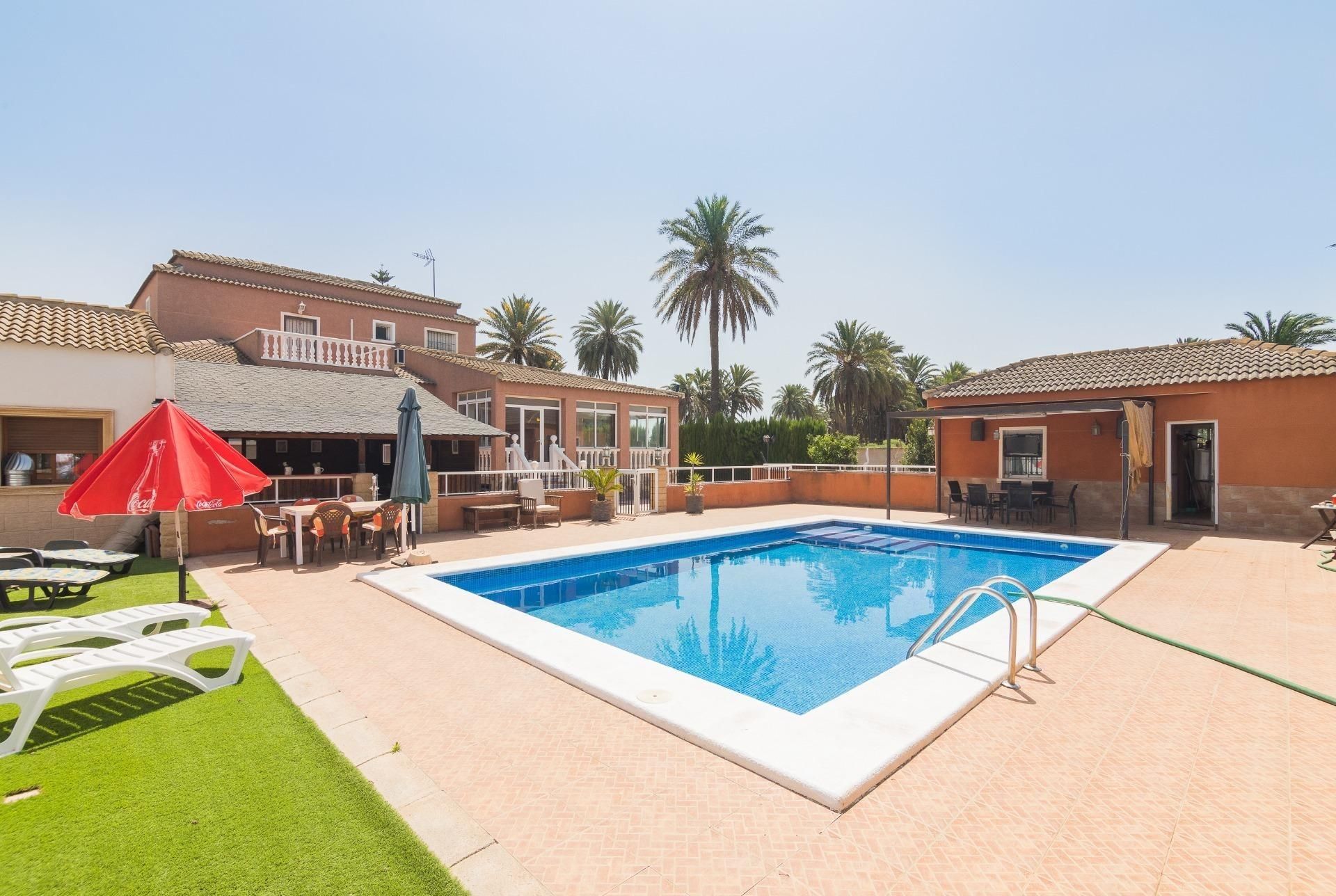 Piscina de Finca rústica en venta en Elche / Elx con Aire acondicionado, Calefacción y Terraza