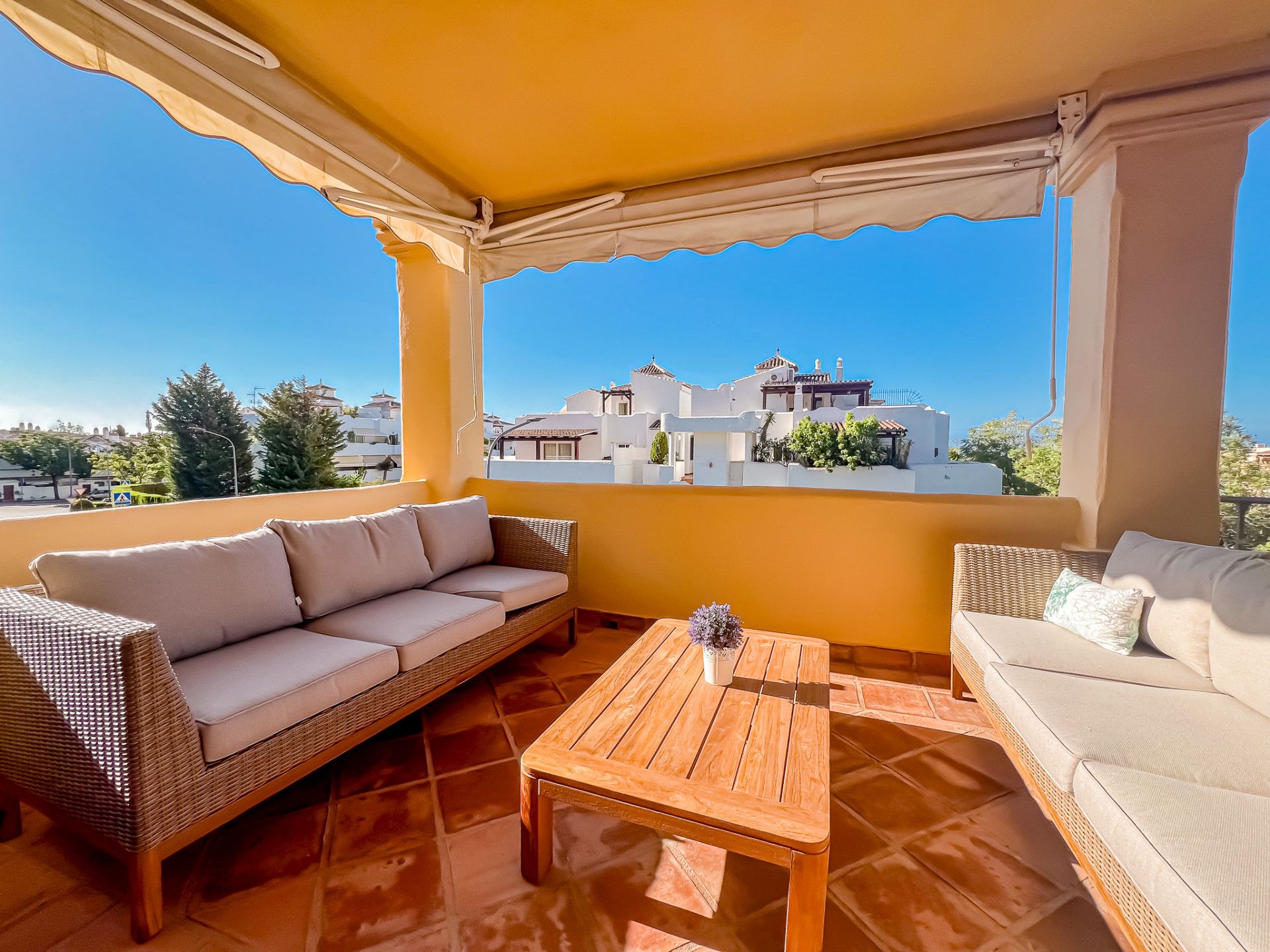 Terrace of Apartment to rent in Marbella  with Terrace, Swimming Pool and Community pool