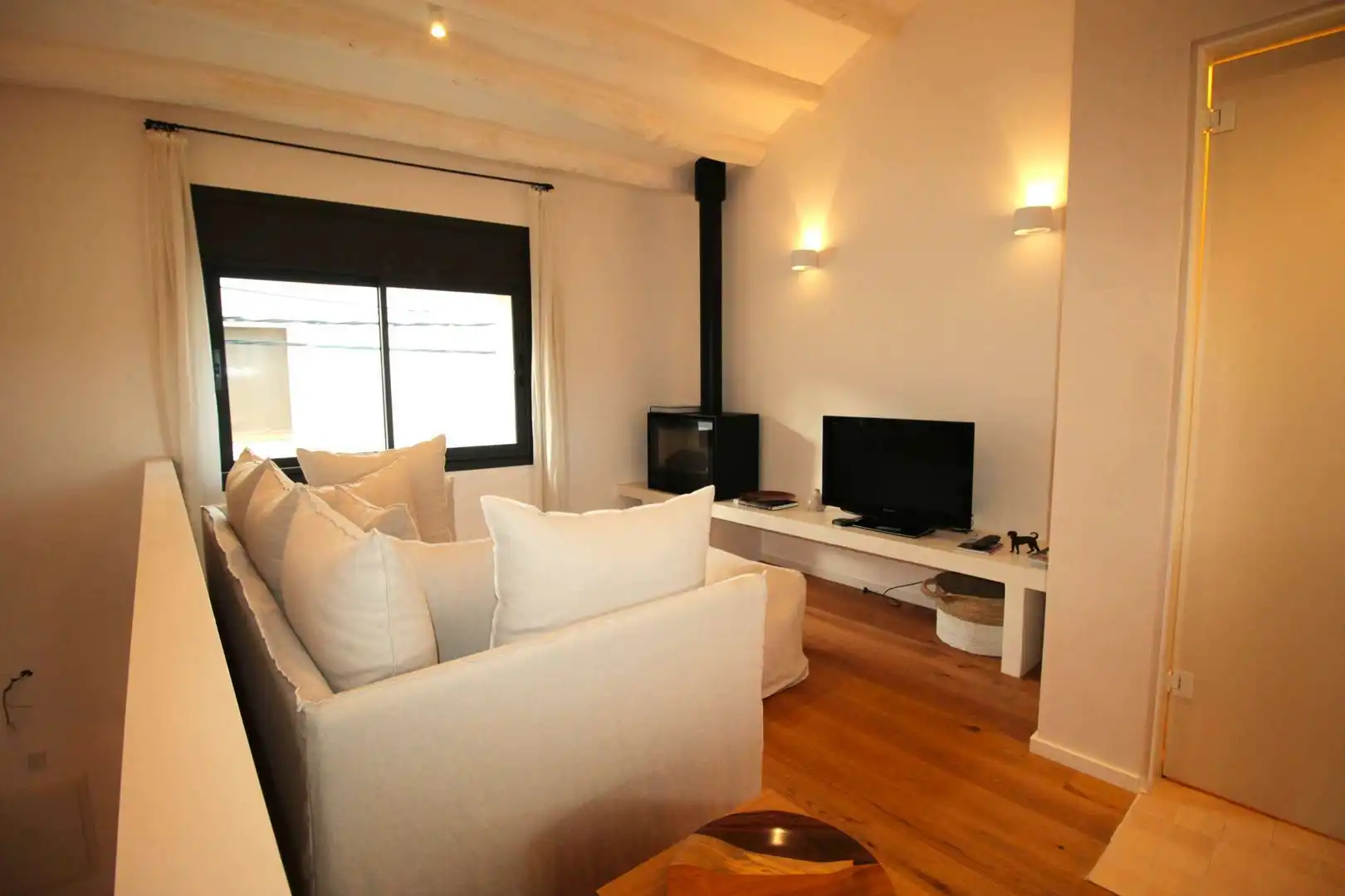 Sala de estar de Casa o chalet en venta en Vilajuïga con Aire acondicionado, Calefacción y Jardín privado