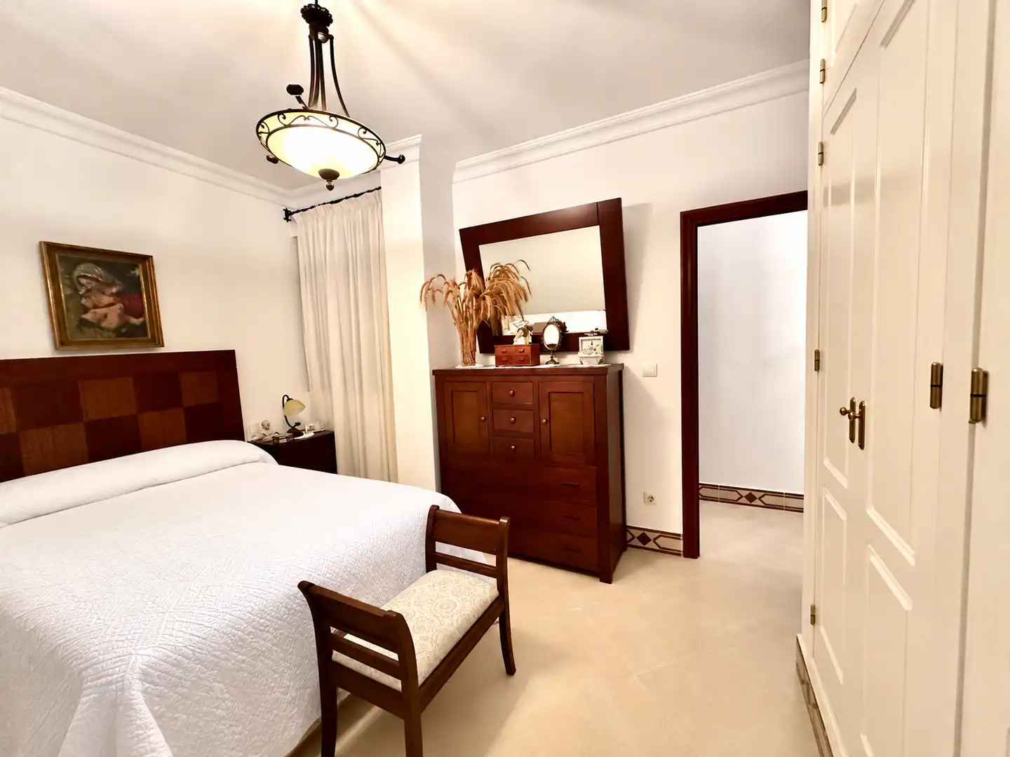 Bedroom of Flat for sale in Lepe  with Air Conditioner, Furnished and Oven