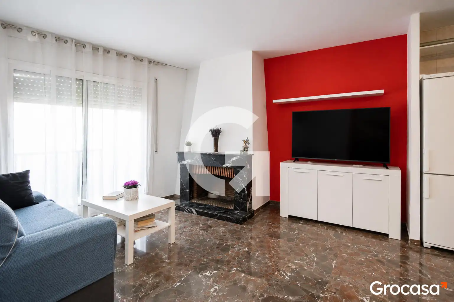 Living room of Flat for sale in Sant Vicenç Dels Horts  with Heating, Furnished and Oven