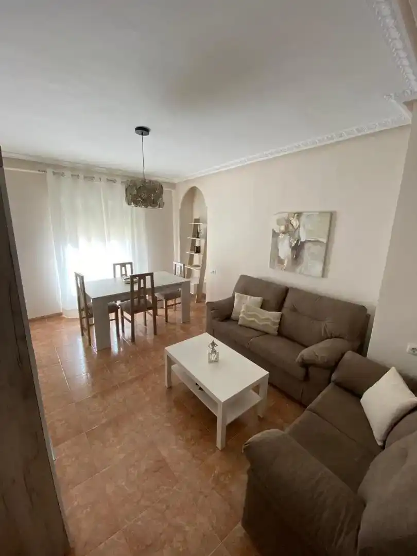Living room of Flat for rent in Úbeda  with Air Conditioner, Furnished and Balcony