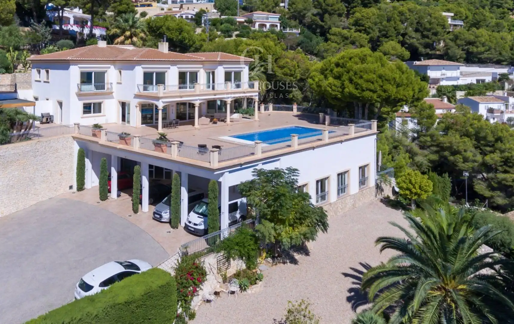 Exterior view of Houses for sale in Jávea / Xàbia  with Air Conditioner, Private garden and Terrace