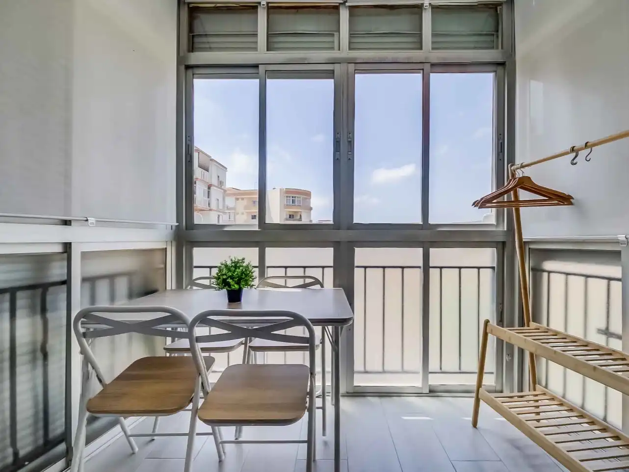 Terraza de Piso de alquiler en Torremolinos con Aire acondicionado y Balcón