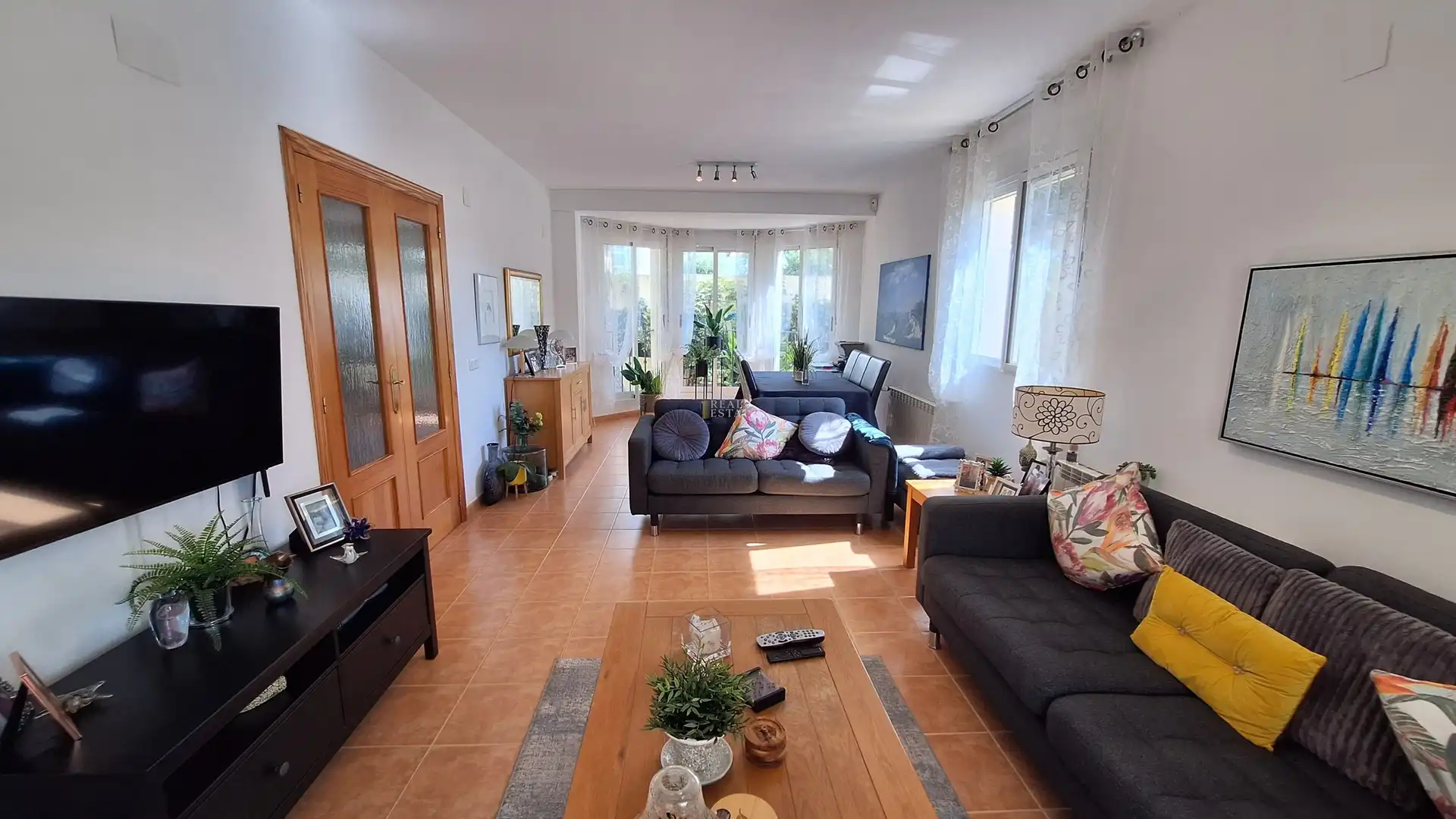 Living room of Houses for sale in Barx  with Heating, Terrace and Storage room