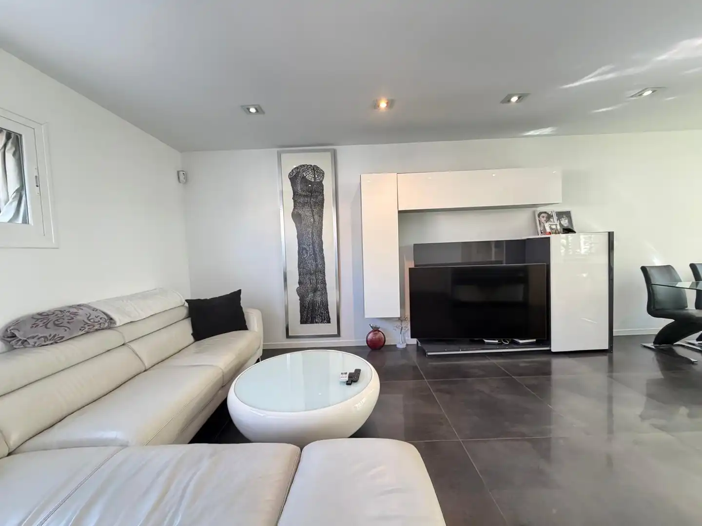 Sala d'estar de Casa adosada en venda en  Palma de Mallorca amb Aire condicionat, Calefacció i Jardí privat