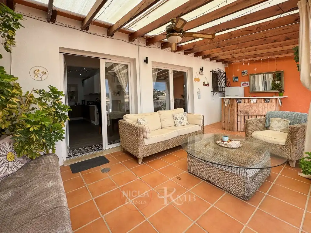 Terrassa de Casa o xalet en venda en Antas amb Aire condicionat, Jardí privat i Terrassa