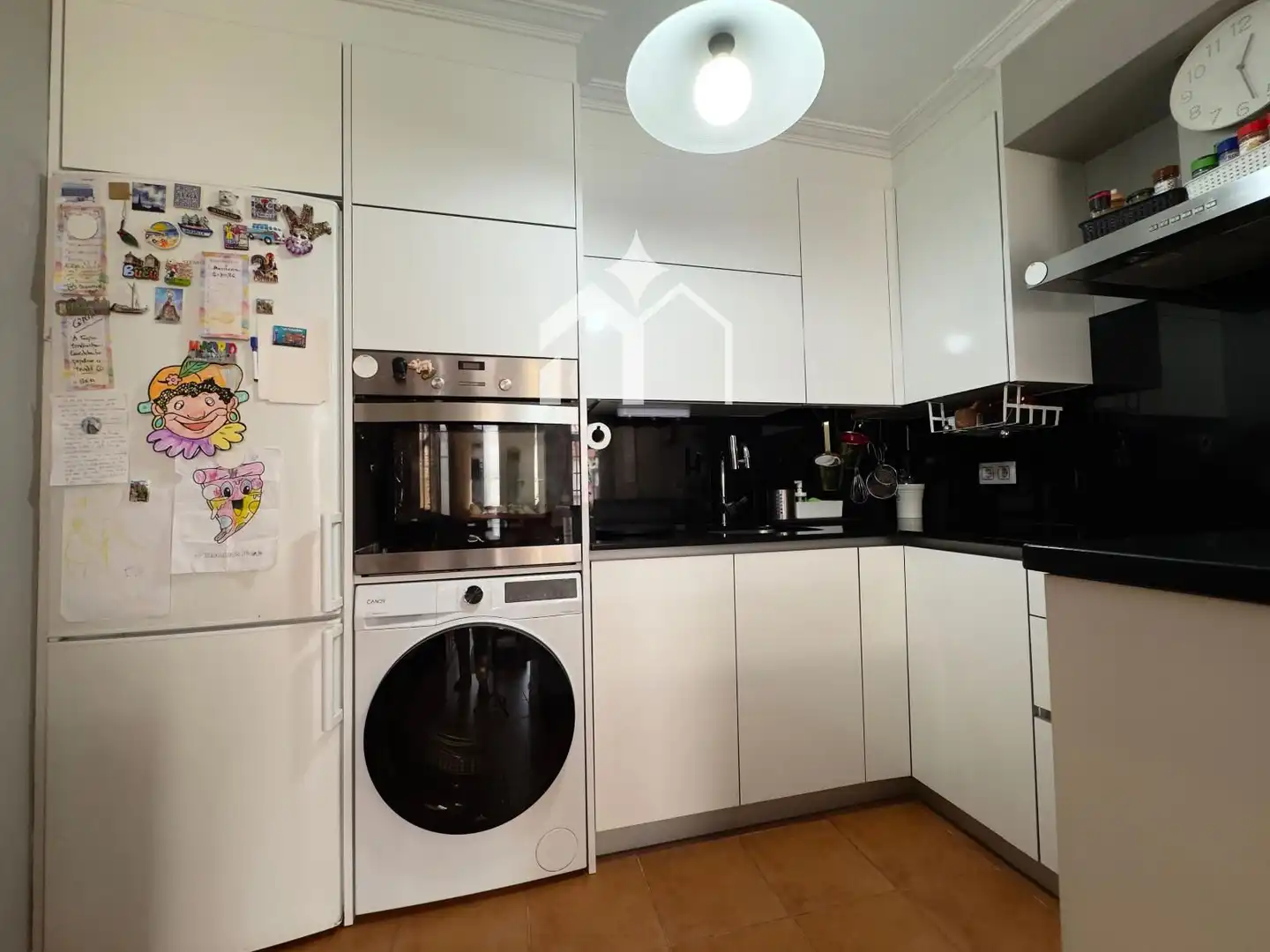 Cuina de Apartament en venda en Moaña amb Calefacció, Parquet i Terrassa