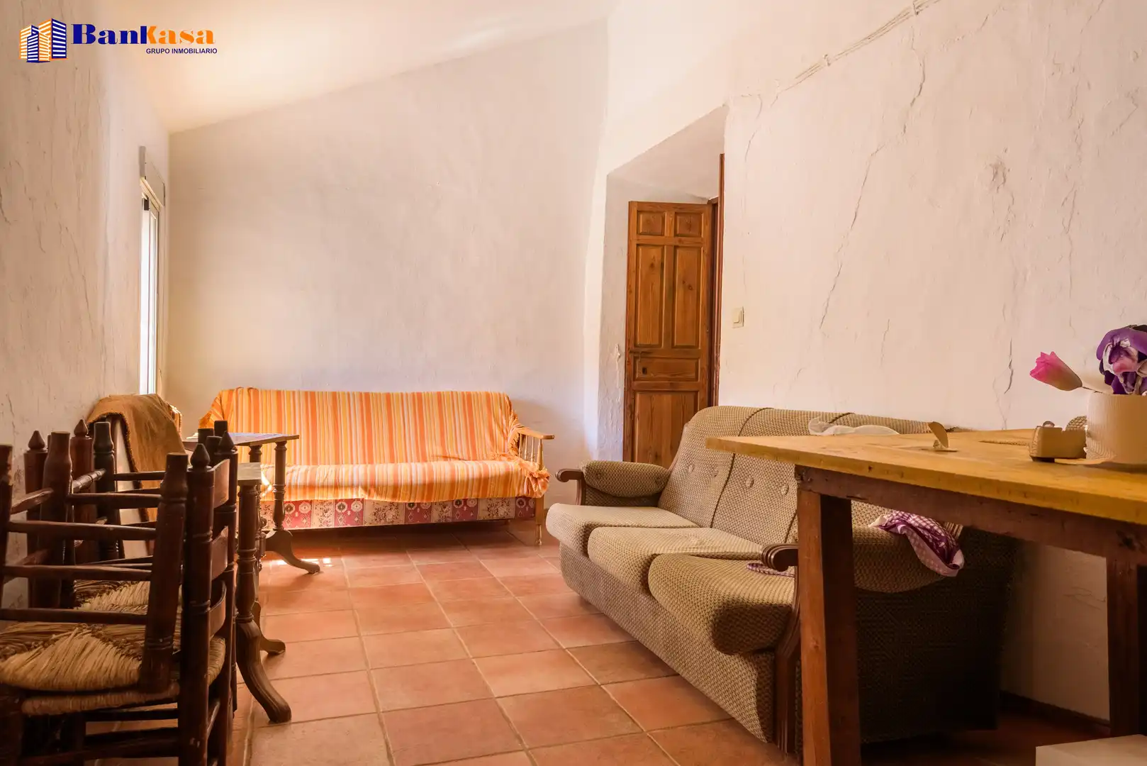 Sala de estar de Finca rústica en venta en Álora con Jardín privado y Trastero