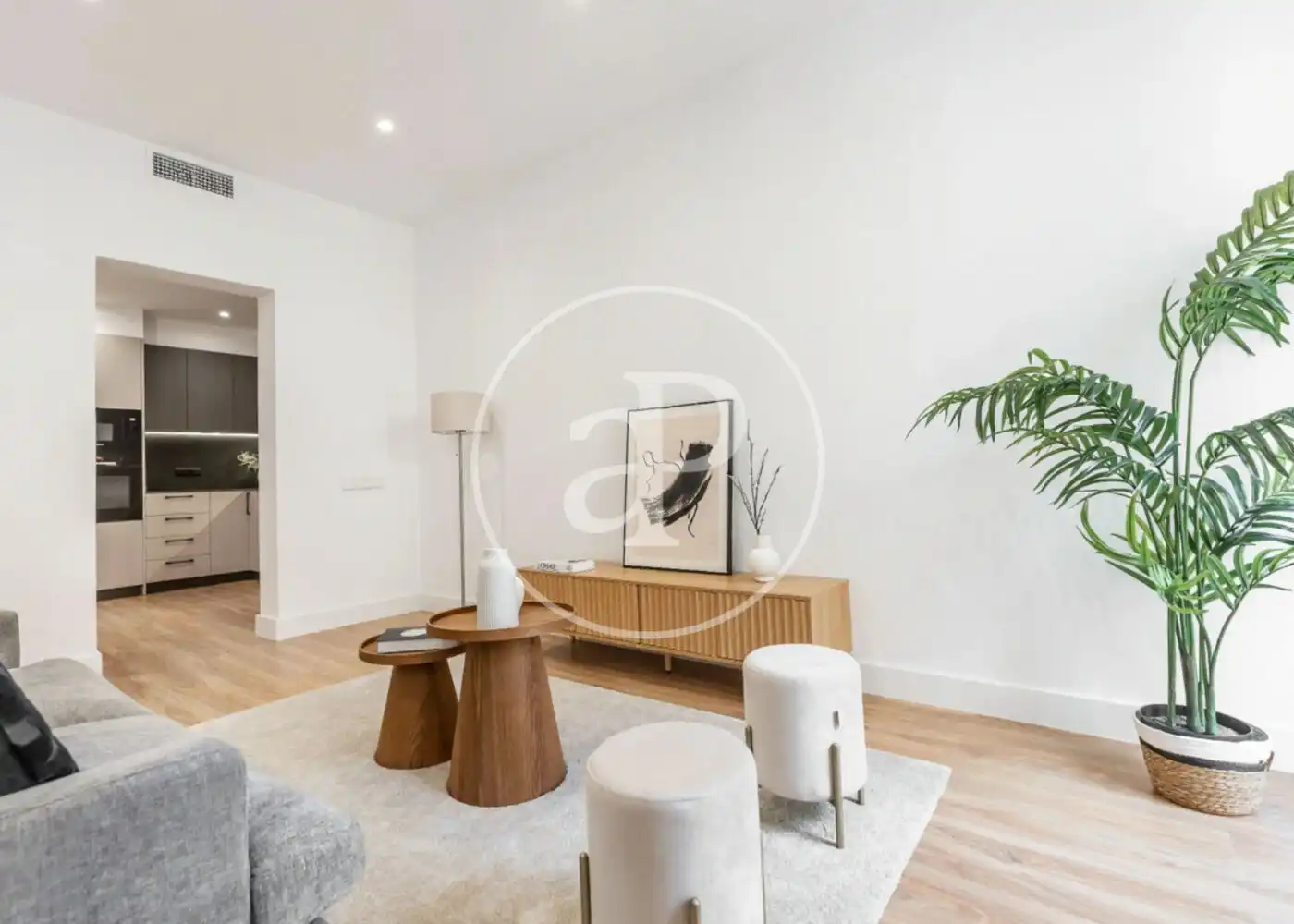 Living room of Flat for sale in Madrid  with Air Conditioner, Heating and Balcony