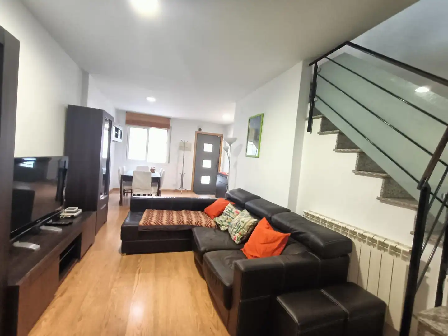 Wohnzimmer von Haus oder Chalet zum Verkauf in Badalona mit Klimaanlage, Heizung und Parkett