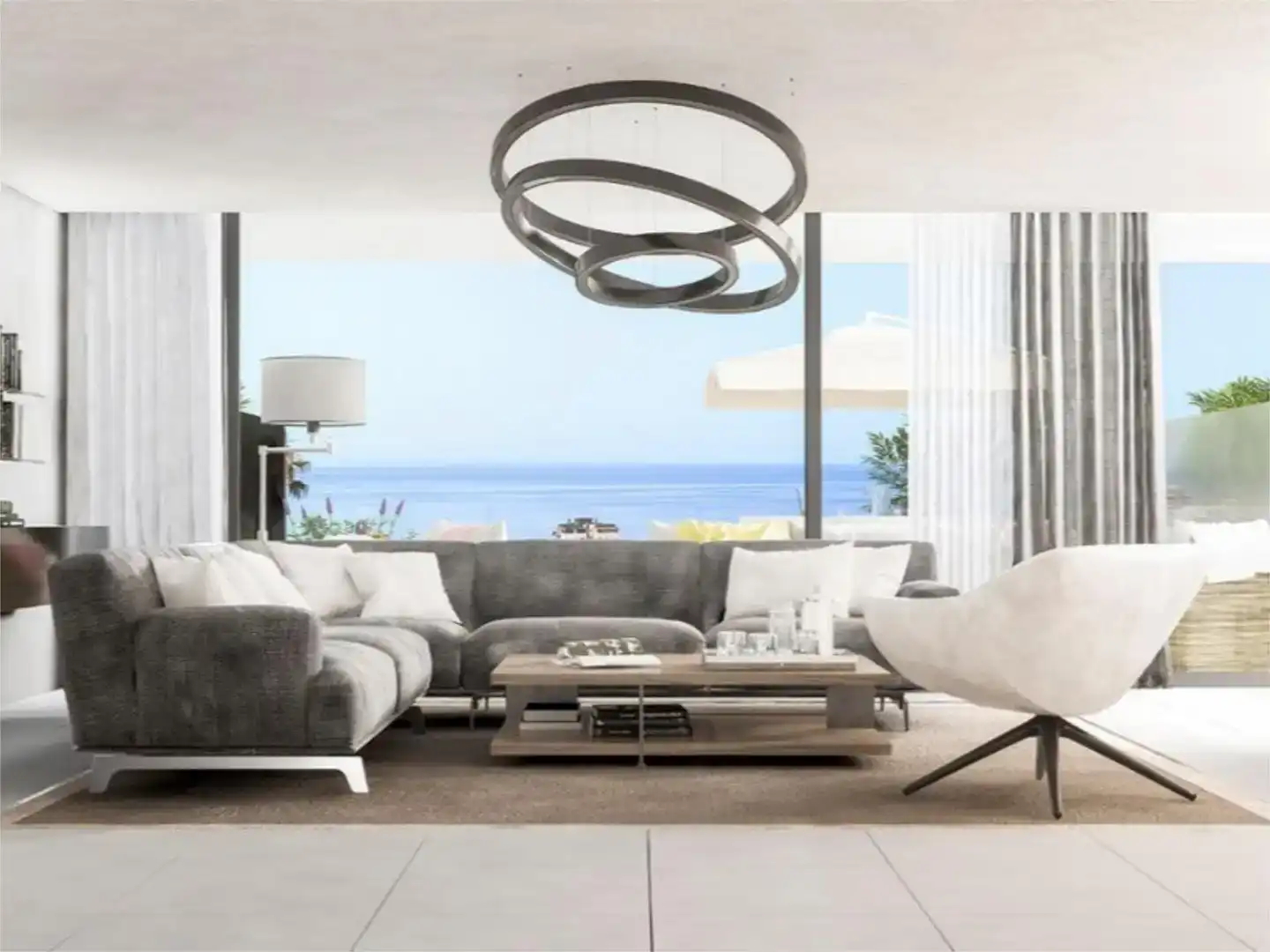 Living room of Flat for sale in Torremolinos  with Air Conditioner, Swimming Pool and Balcony