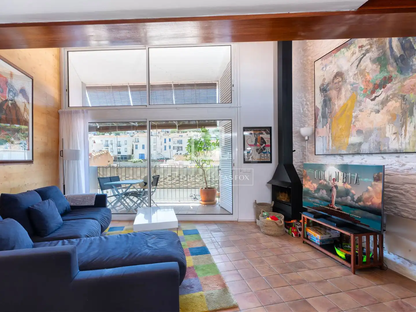 Sala de estar de Casa o chalet en venta en Cadaqués con Aire acondicionado, Calefacción y Terraza