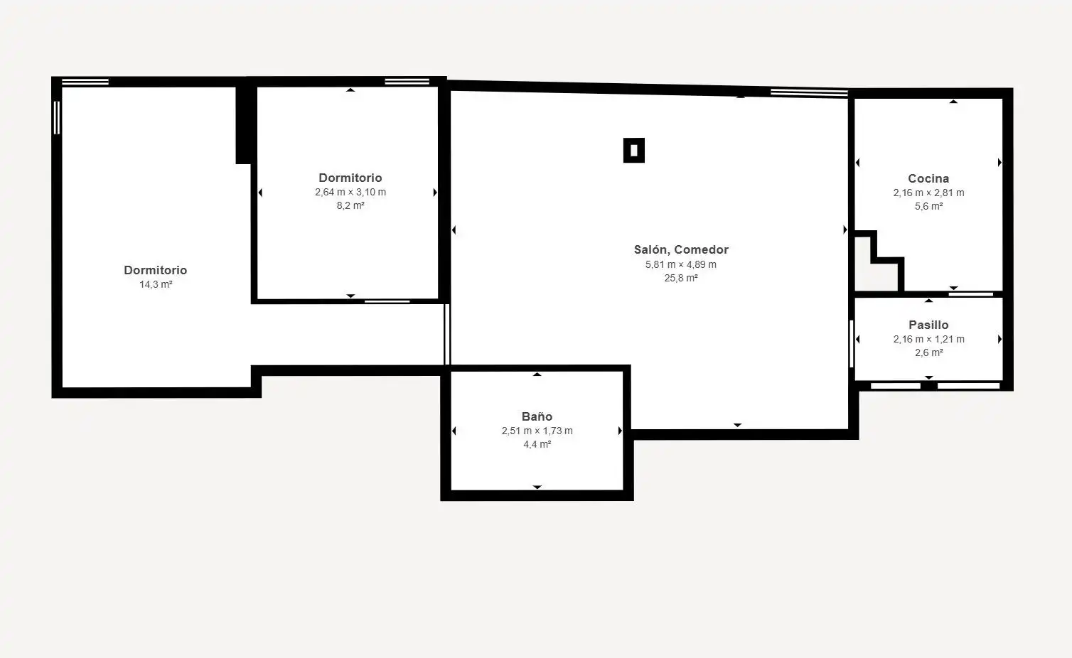 Wohnung zum Verkauf in Valencia mit Klimaanlage