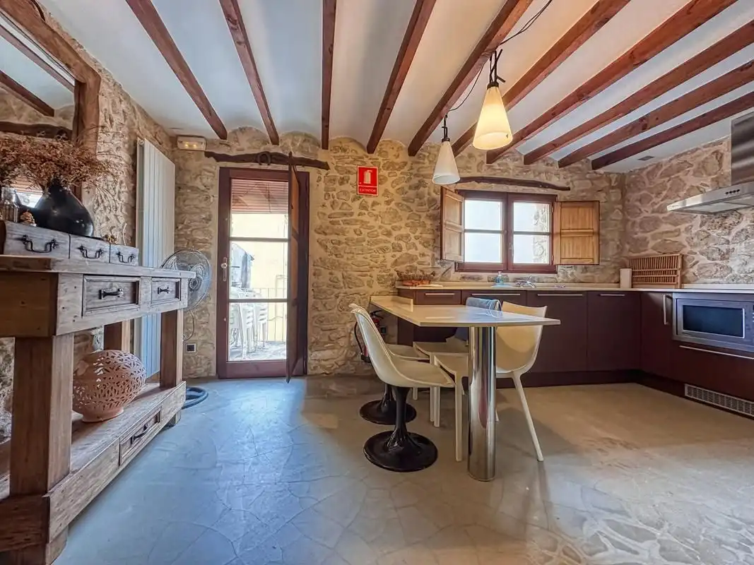 Cuina de Casa o xalet en venda en La Vall de Laguar amb Aire condicionat, Calefacció i Terrassa