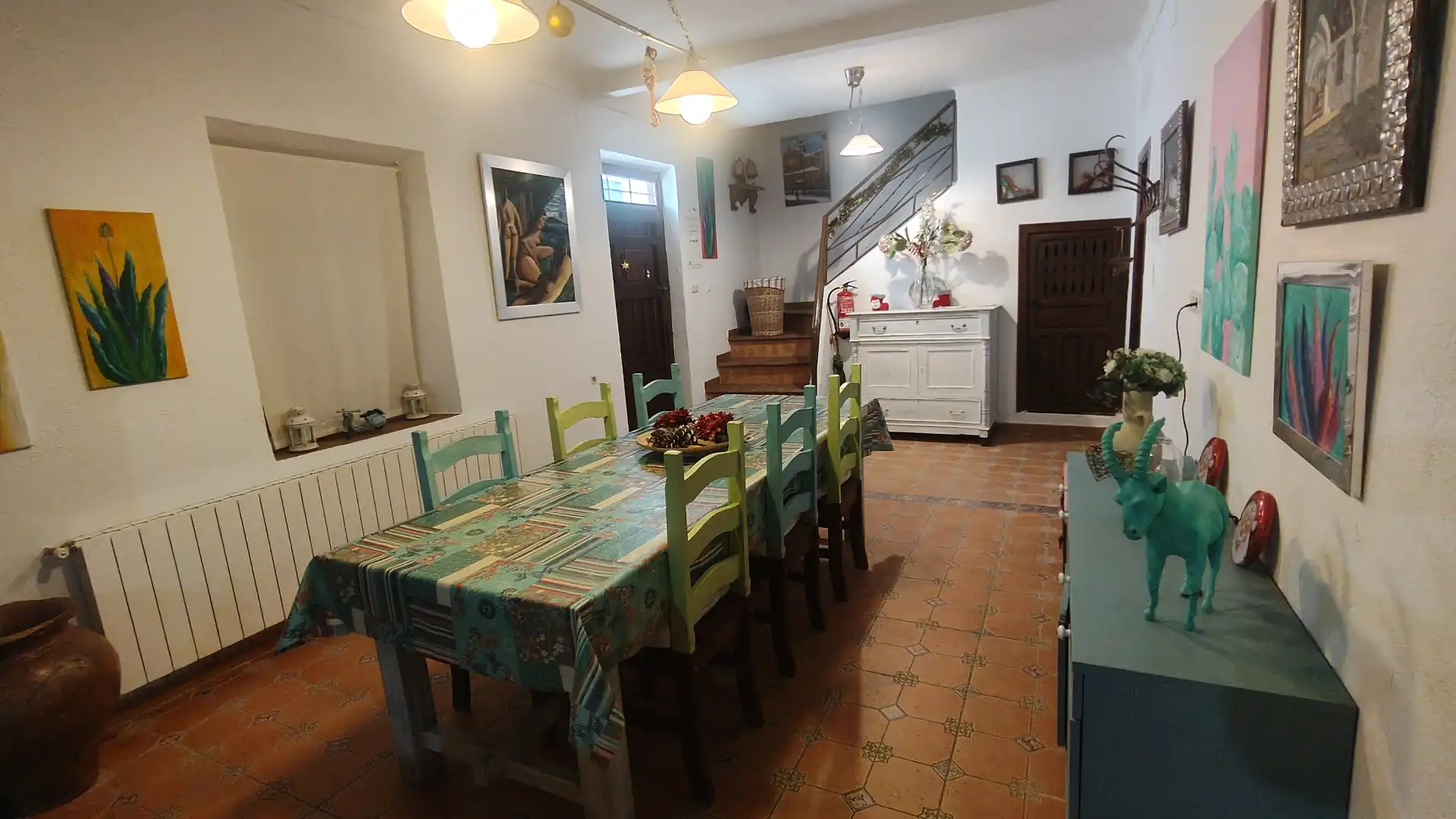 Dining room of Houses for sale in Pozo Alcón  with Swimming Pool and Furnished