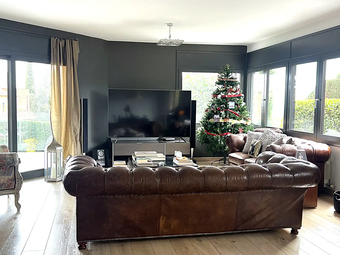 Sala de estar de Casa o chalet en venta en La Garriga con Calefacción, Jardín privado y Parquet