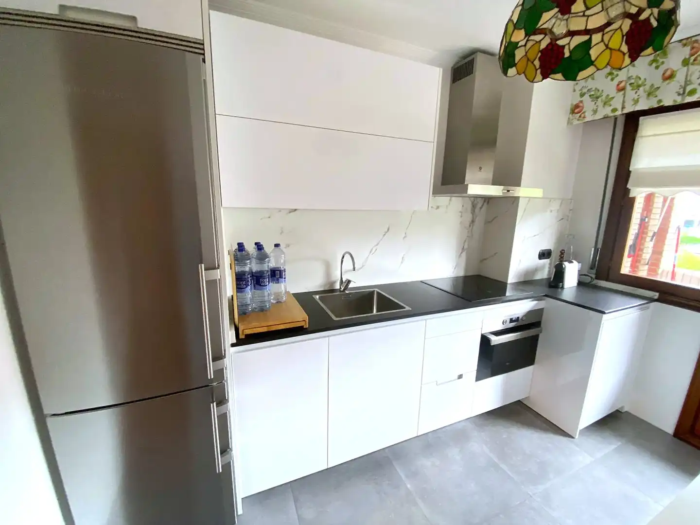 Kitchen of Flat for sale in Castro-Urdiales  with Heating, Private garden and Parquet flooring