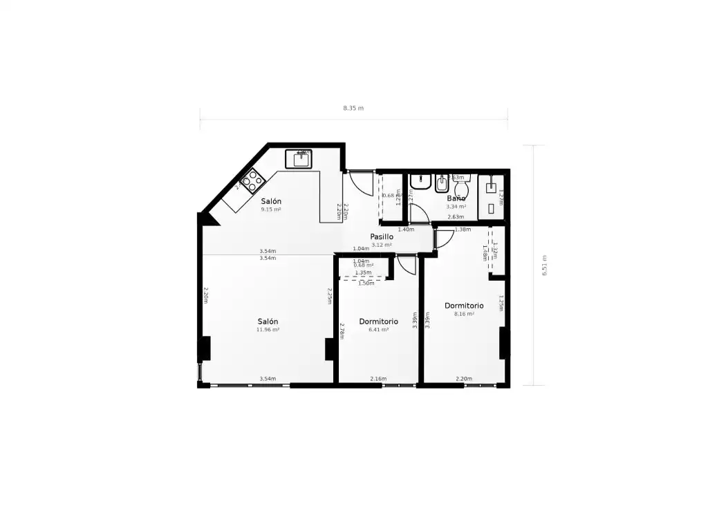 Piso en venta en BV Vicente Blasco Ibañez, Rafalafena