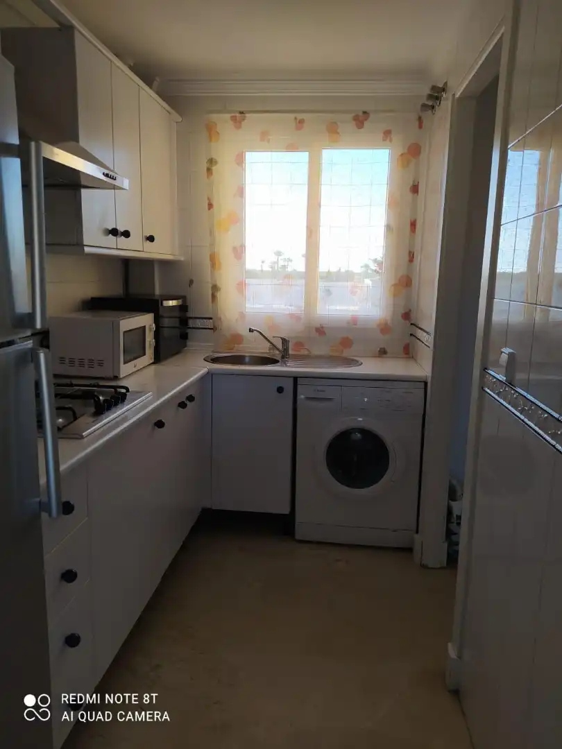 Kitchen of Flat for rent in Chiclana de la Frontera  with Air Conditioner, Furnished and Oven