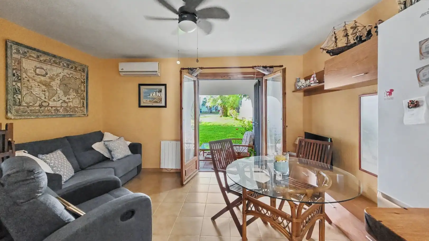 Living room of Apartments for sale in Dénia  with Air Conditioner, Heating and Private garden