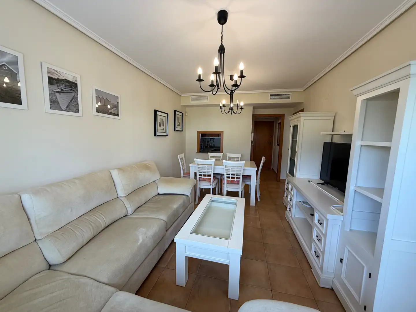 Sala d'estar de Apartament en venda en Dénia amb Aire condicionat, Calefacció i Terrassa