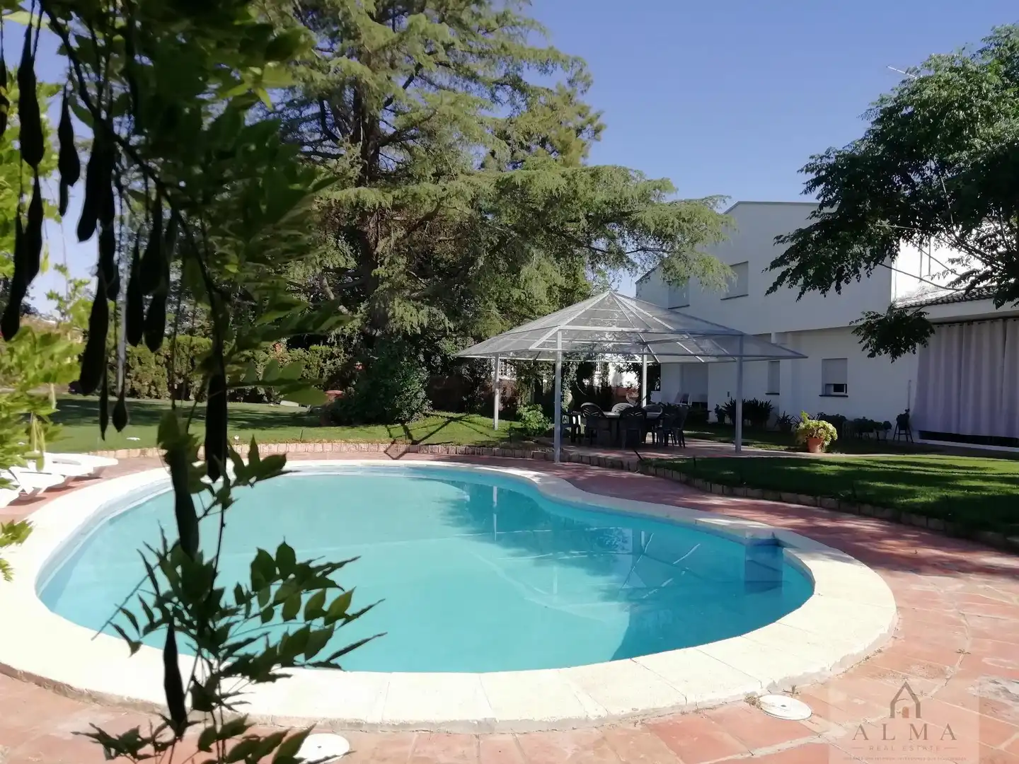 Piscina de Casa o chalet en venta en Almendralejo con Aire acondicionado, Calefacción y Terraza