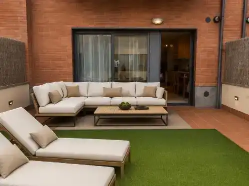 Terrassa de Casa adosada en venda en Santa Eulàlia de Ronçana amb Aire condicionat, Terrassa i Piscina