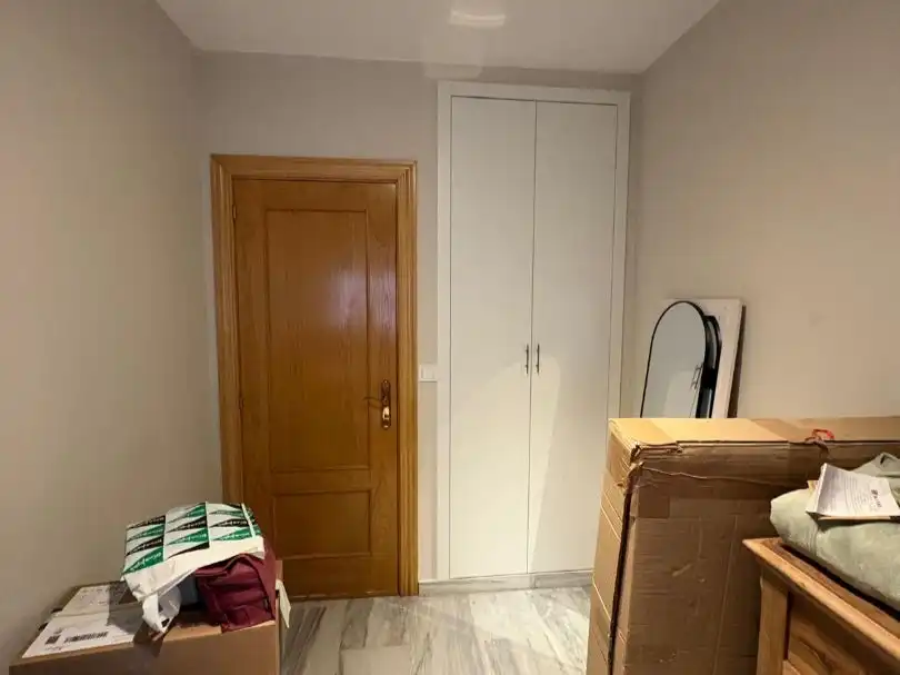 Bedroom of Flat for rent in Málaga  with Air Conditioner, Furnished and Washing machine