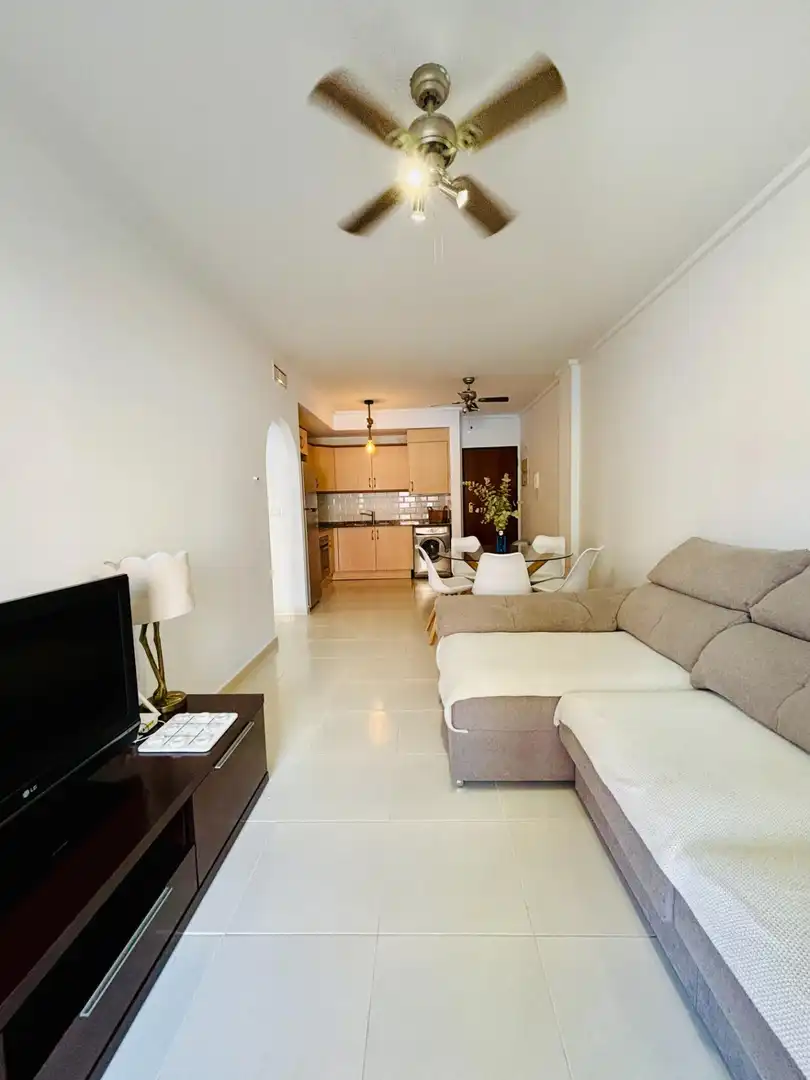 Living room of Ground floor for rent in Los Alcázares  with Air Conditioner, Terrace and Furnished
