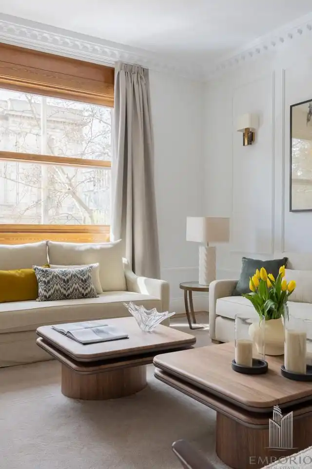 Wohnzimmer von Wohnung zum Verkauf in Madrid mit Klimaanlage, Heizung und Terrasse