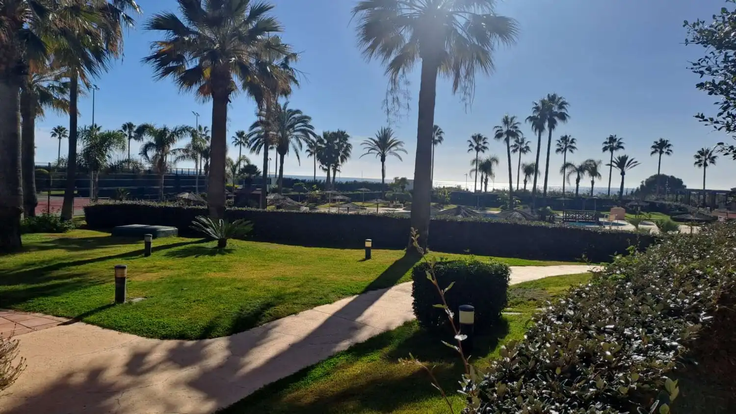 Garten von Wohnungen zum Verkauf in Islantilla mit Klimaanlage, Heizung und Terrasse