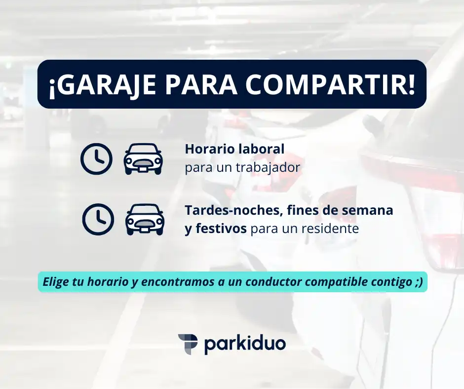 Parkplatz von Garage zur Miete in Madrid
