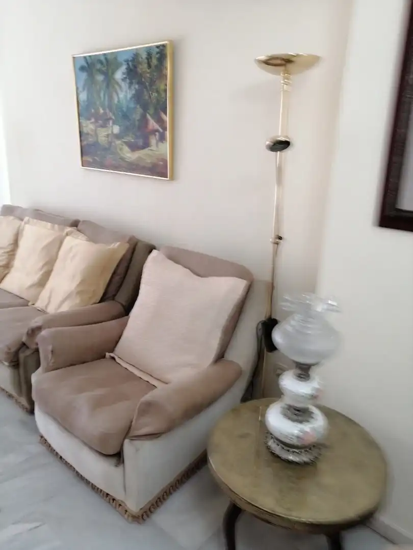 Sala de estar de Piso de alquiler en Benalmádena con Aire acondicionado y Amueblado
