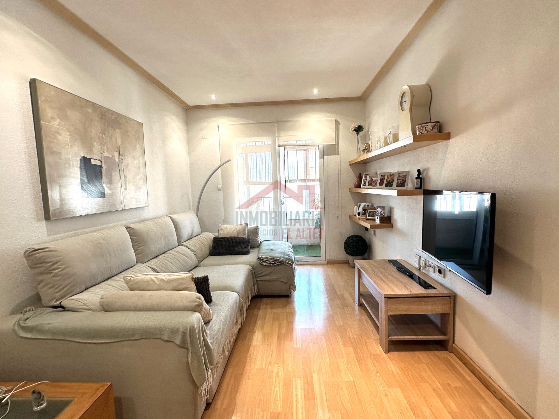 Sala de estar de Piso en venta en Elche / Elx con Aire acondicionado, Calefacción y Parquet