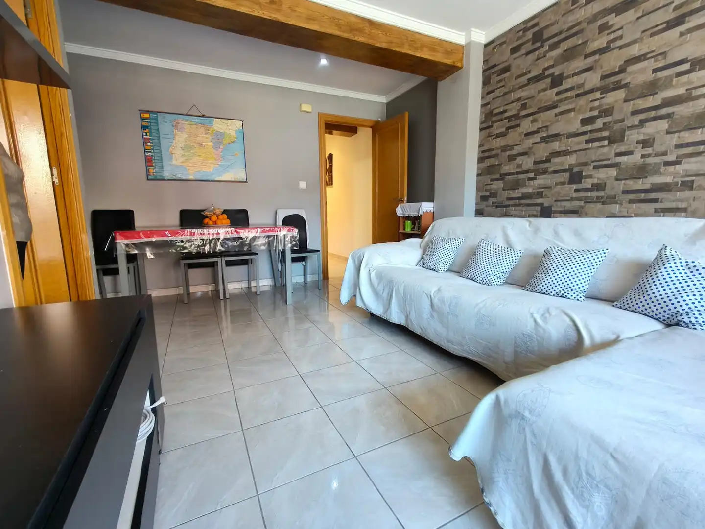 Sala de estar de Piso en venta en Valencia con Aire acondicionado, Terraza y Balcón