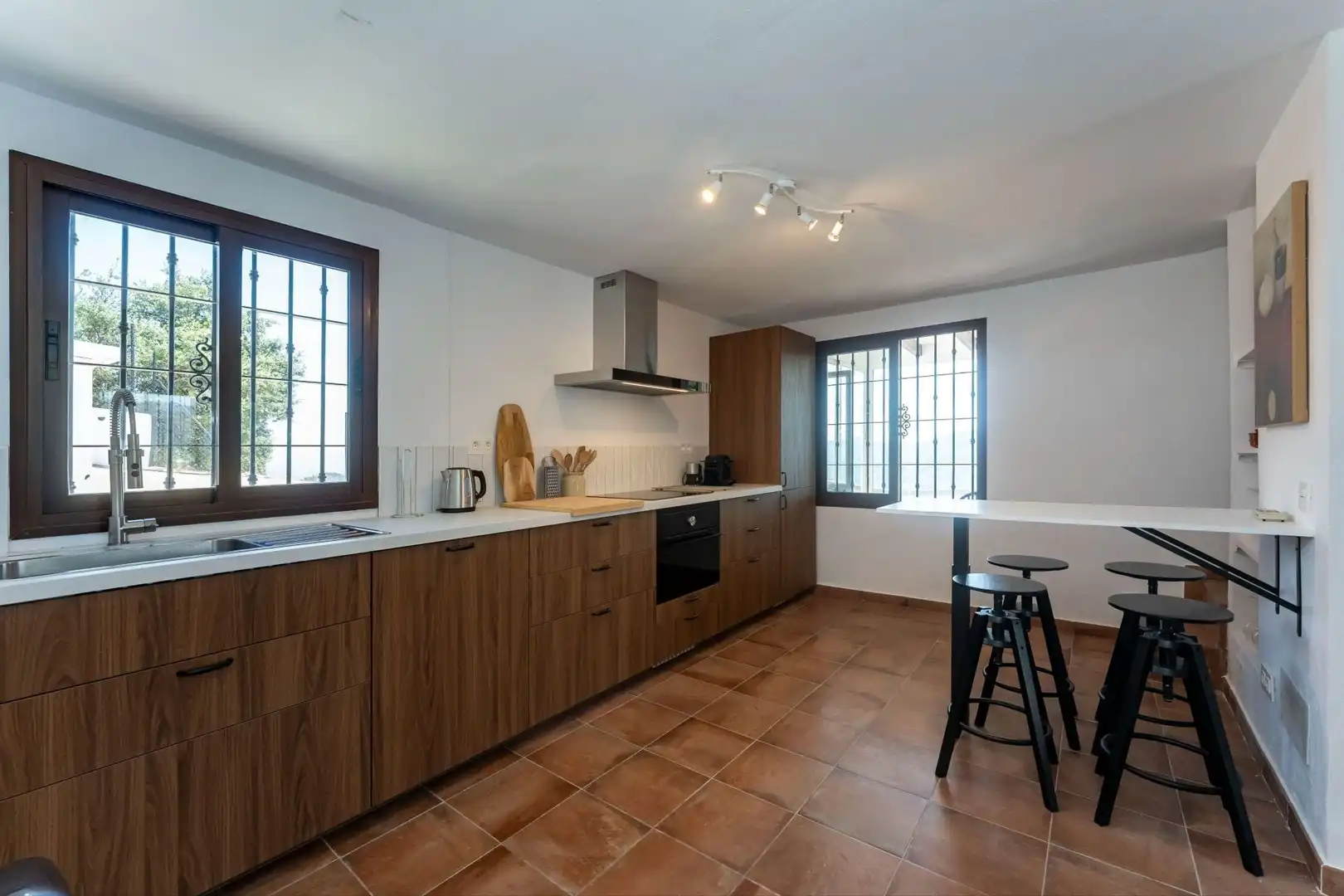 Cocina de Finca rústica en venta en Monda con Aire acondicionado y Piscina