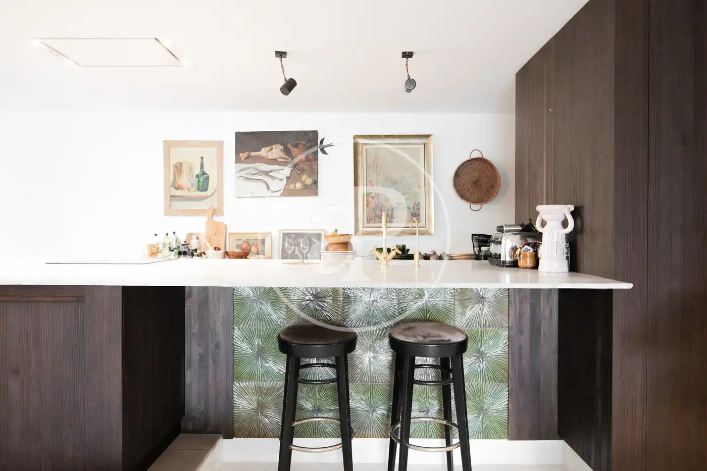 Cocina de Piso en venta en Barcelona con Calefacción, Terraza y Amueblado