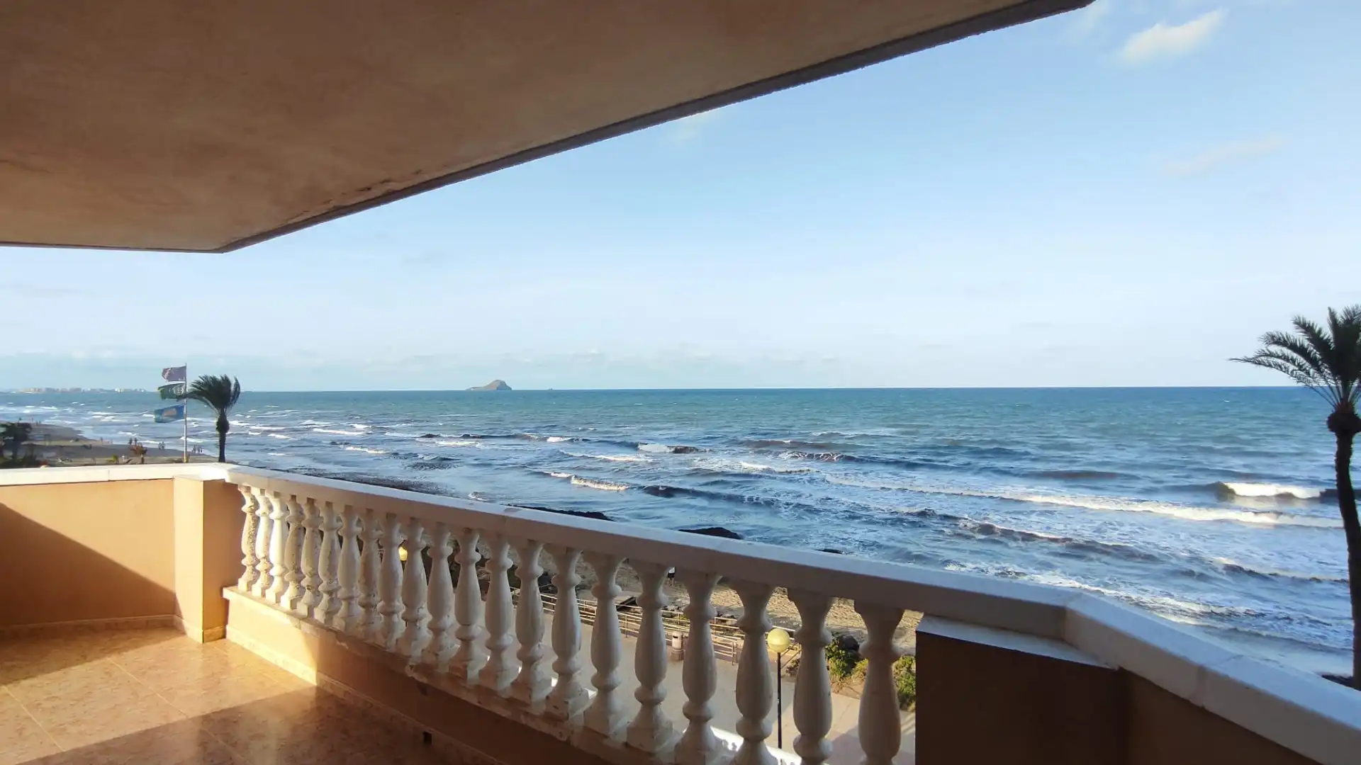 Balcony of Flat for sale in La Manga del Mar Menor  with Heating, Terrace and Furnished