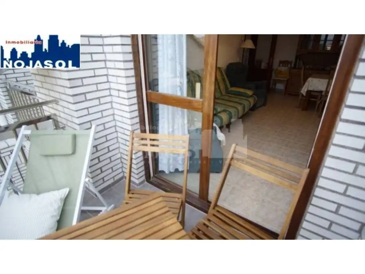 Balcony of Flat for rent in Noja  with Heating, Terrace and Furnished