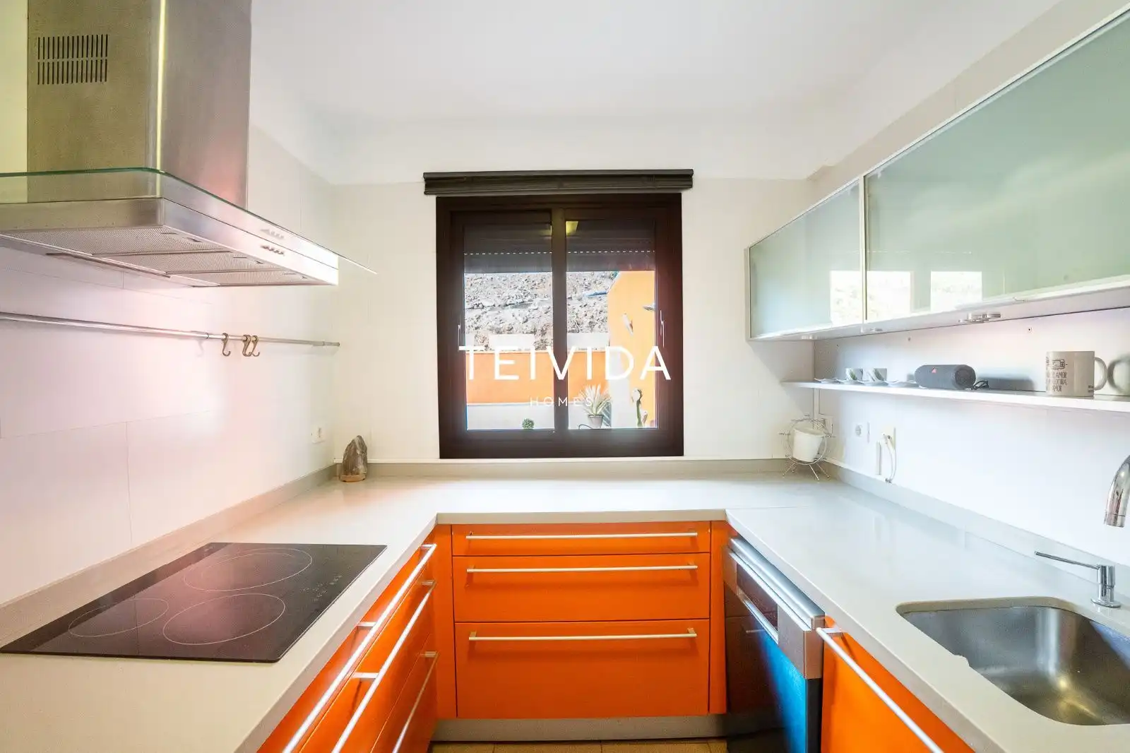 Kitchen of Flat for rent in Adeje  with Air Conditioner, Terrace and Swimming Pool