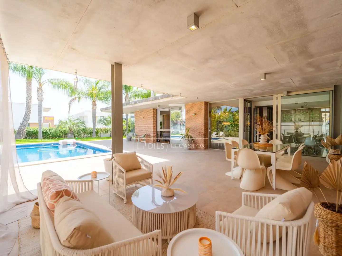 Terrassa de Casa o xalet en venda en Bétera amb Aire condicionat, Jardí privat i Terrassa
