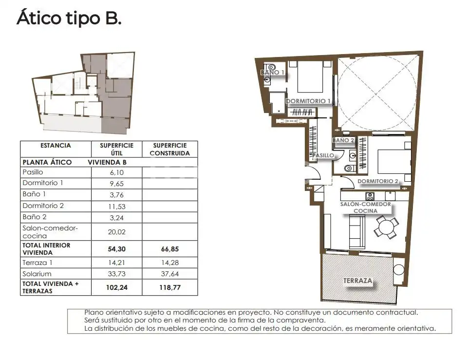Penthouse with pool for sale in Playa del Cura, imagen 11